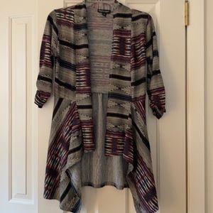 Top/ sweater with stretch. great layering pc over a tank. .New condition